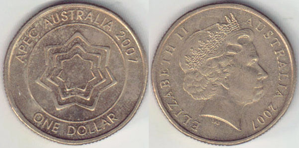 2007 Australia $1 (APEC) A005323